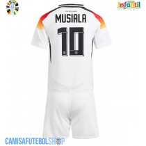 Camisa de time de futebol Alemanha Jamal Musiala #10 Replicas 1º Equipamento Infantil Europeu 2024 Manga Curta (+ Calças curtas)